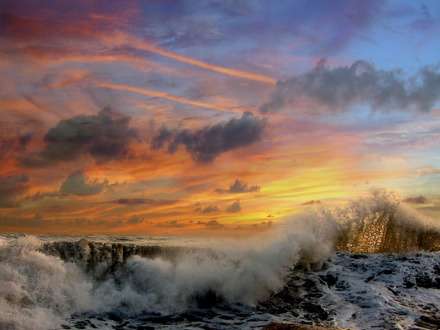Трехметровые волны в Баренцевом и Белом морях