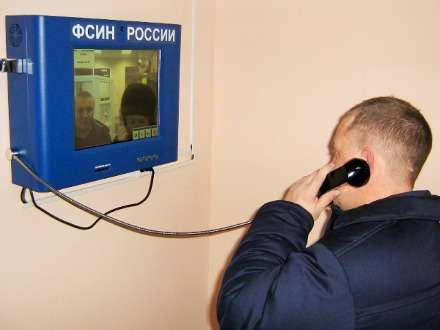 В коряжемской колонии прошло первое видеосвидание
