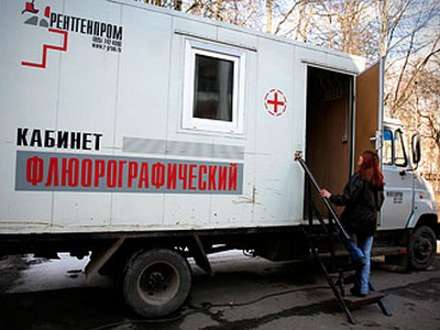 Передвижной флюорограф принял 2700 пациентов в Архангельской области