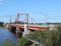 В Архангельске на Кузнечевском мосту большая пробка