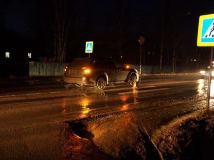Участились наезды на пешеходов в тёмное время суток