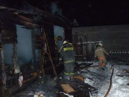 Пожар в Талагах унес жизни двух человек