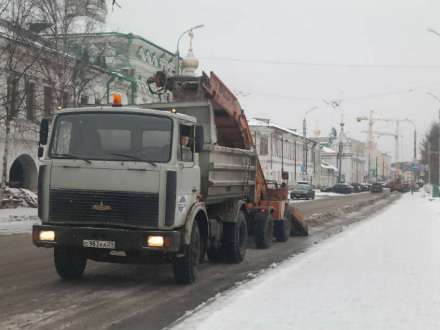 С улиц Архангельска за неделю вывезено более 4500 кубометров снега