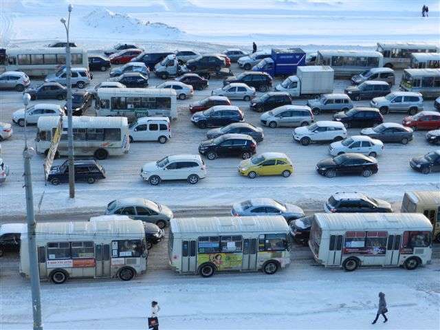 Пробки в архангельске сейчас карта